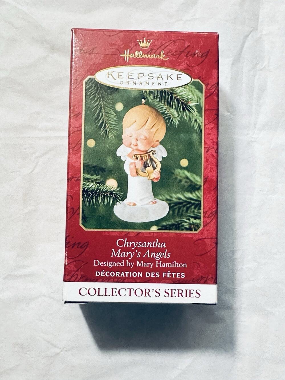 Hallmark Mary's Angels Iris 2001 Keepsake Christmas Ornament #4 in Series *F